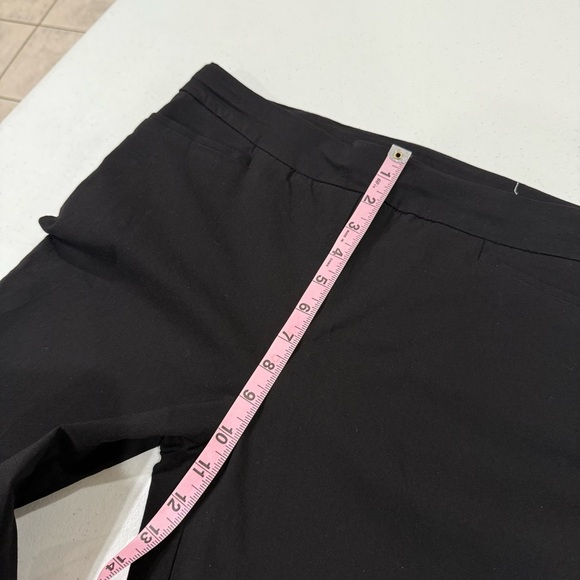 Chico’s Pull-on Dress Pants Stretch Straight Leg Black Size 10 (Chico’s 1.5R) - Picture 5 of 12